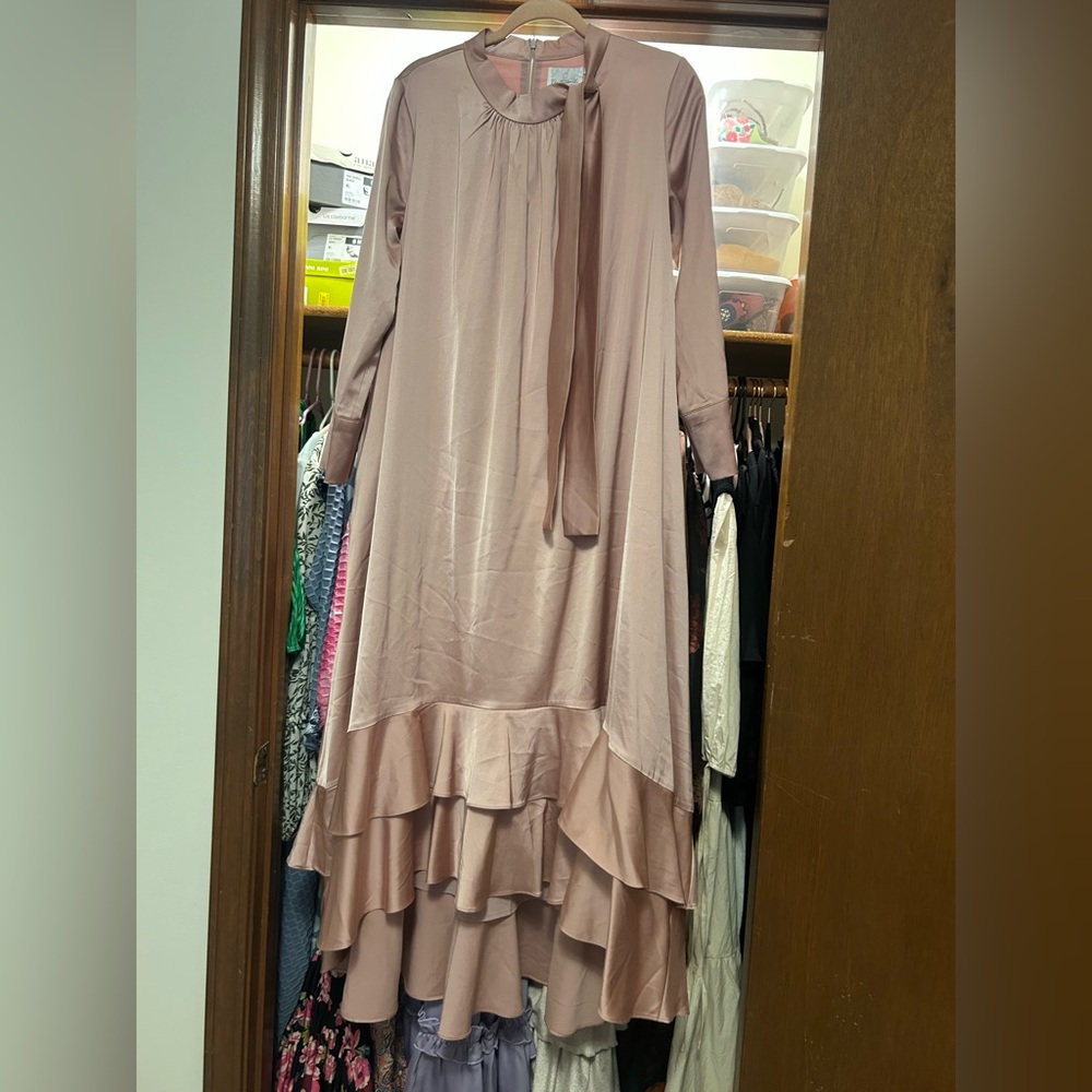 Dainty Jewells Blush Long Sleeve Dress